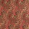 Upholstery Fabric - Red & Burgundy Paisley Upholstery Fabric 54 Inches"